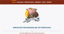 Desktop Screenshot of donau-wikinger.at
